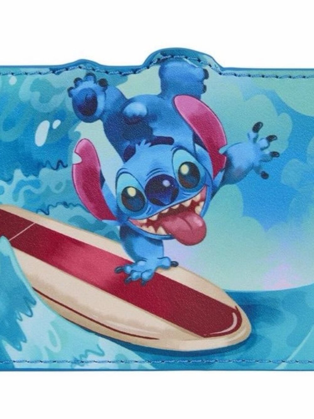 Loungefly Disney Lilo and Stitch Surfer Cardholder GameStop Exclusive NWT